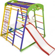 Дитячий спортивний куточок SportBaby Юнга Plus 2, Бук, від 12 місяців до 60 кг